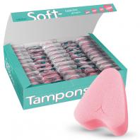 CAIXA COM 50 TAMPÕES SOFT-TAMPONS NORMAL