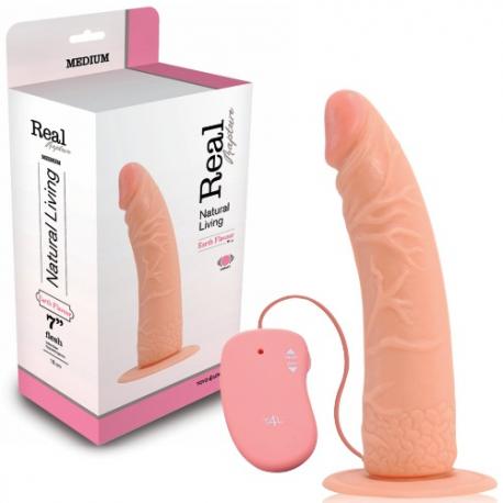 VIBRADOR REALÍSTICO REAL RAPTURE EARTH FLAVOUR 7'' BRANCO