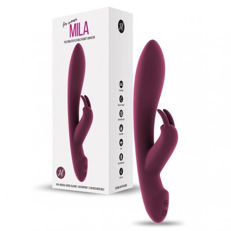 VIBRADOR RECARREGÁVEL MILA JIL ROSA