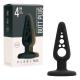 PLUG ANAL EM SILICONE PLUG & PLAY 4” PRETO