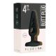 PLUG ANAL EM SILICONE PLUG & PLAY 4” PRETO