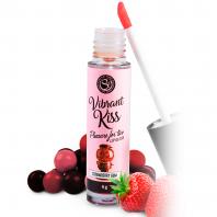 LIP GLOSS DE PASTILHA DE MORANGO VIBRANT KISS 6GR