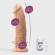 DILDO PREMIUM SILICONE TESSUDO 6" BAUNILHA CRUSHIOUS