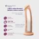 DILDO PREMIUM SILICONE TESSUDO 6" BAUNILHA CRUSHIOUS