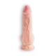 DILDO COM TESTÍCULOS 7,5" TRIPLE DENSITY KING COCK BRANCO