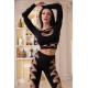 CONJUNTO TOP E LEGGINGS CR-4436 PRETO