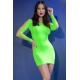 MINI VESTIDO CR-4617 VERDE CHILIROSE